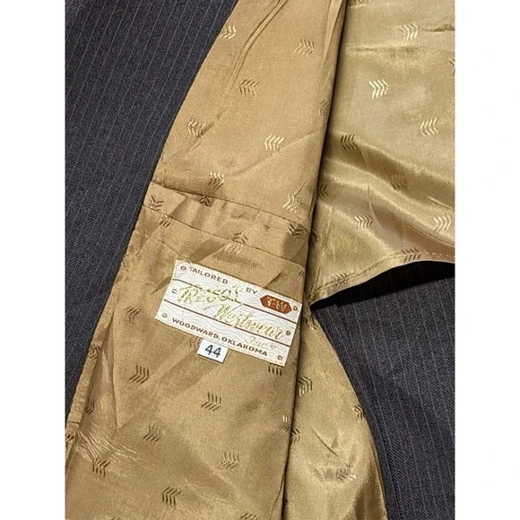 Vintage Tregos Westwear Brown Blazer Men's Size 44‎ Western Sport Coat USA Made - Picture 12 of 14